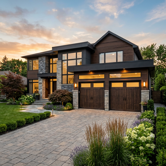 Harrell Garage Doors completed project