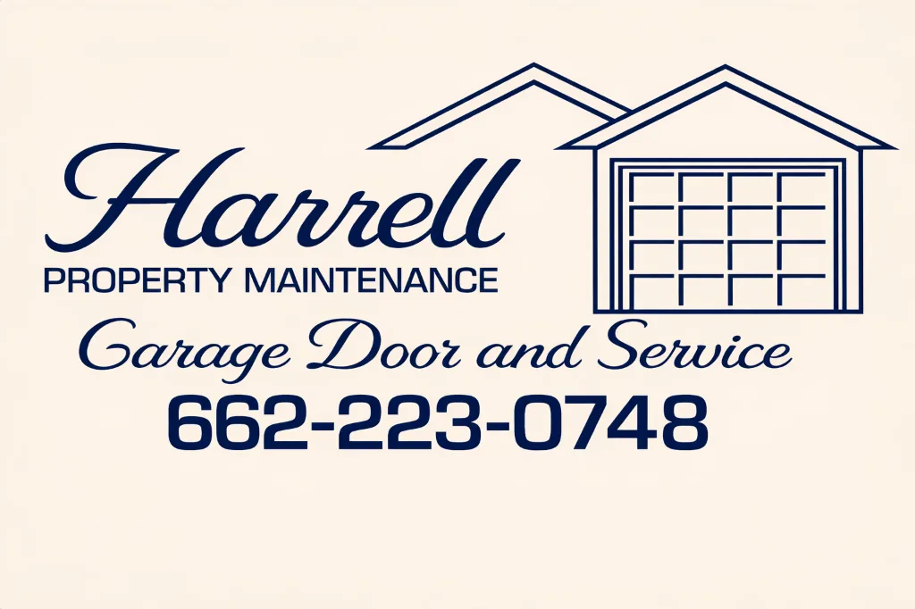 Harrell Garage Doors Logo