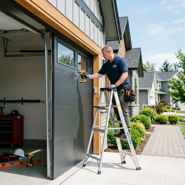 Garage door installation in North MS by Harrell Garage Doors